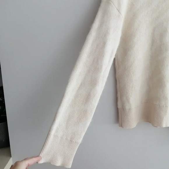 Everlane The Alpaca Tiger Jacquard Crewneck Sweater Wool Alpaca Blend Small - Picture 7 of 16